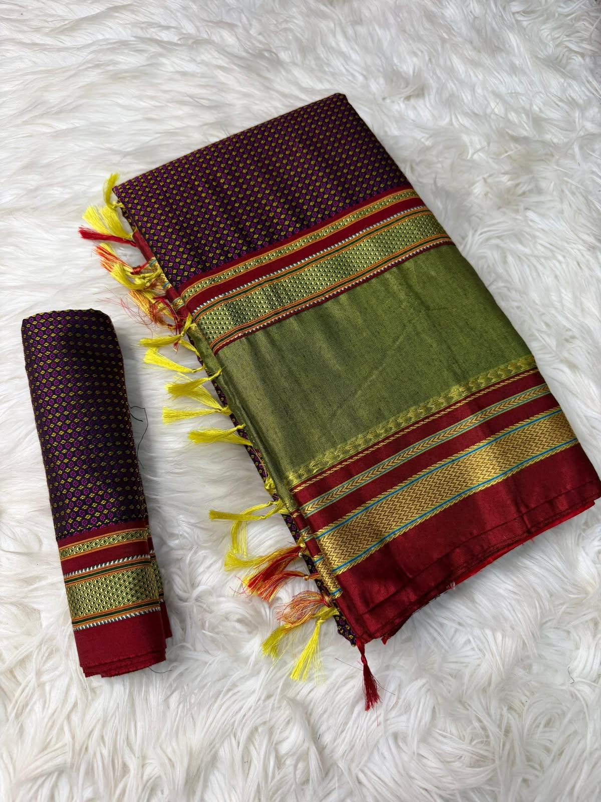 Purple & Olive Khun Ilkal